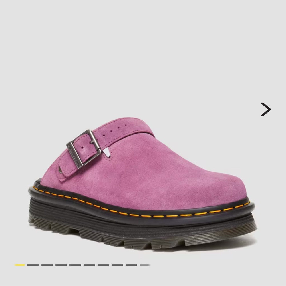 Dr. Martens Zebzag Mule Women’s 8 Mauve Suede